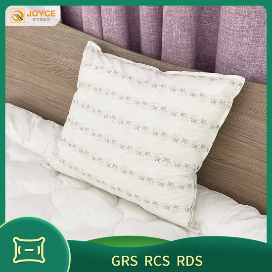 工場卸売、安眠のための低価格プリントファイバー枕